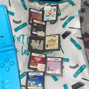 Nintendo DS with 10 games 2 not shown